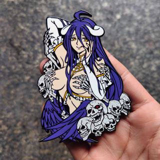 Ivory Lady 4in Enamel Pin