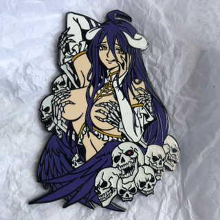 Ivory Lady 4in Enamel Pin