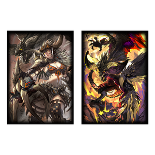 EXTINCTION DRAGON x GIGANTE HUNTER Holographic Sleeves (Set of 2 100ct JP/Standard)