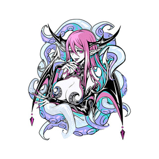 Eve of Agony Bust 5in Glow or Glitter Transfer Sticker