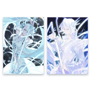 HAKKA SNOWFALL Holographic Sleeves (Set of 2 100ct JP/Standard)