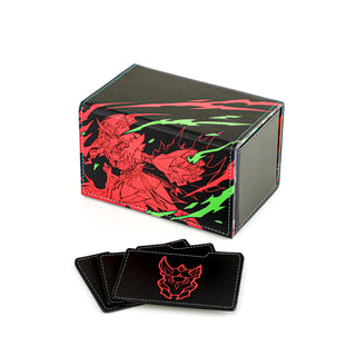 Red Belle - Viridian Vex - Faux Leather Dicewinder Deck Box