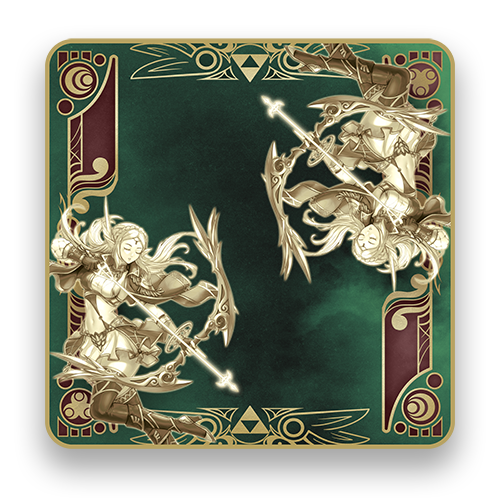 Goddess v2 - Kokiri Green 2-Player Cloth Playmat – Mana Moon
