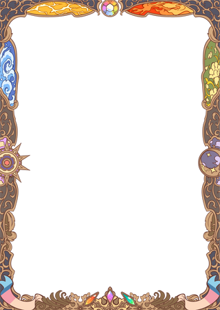 Prismatic Beasts Border Oversleeves (100ct JP/Standard)