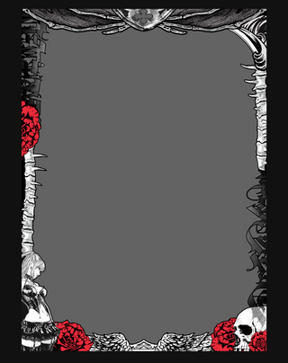 Shinigami Eyes Border Oversleeves (100ct JP/Standard)