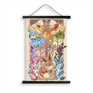 Prismatic Beasts Wall Scroll