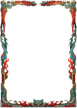 Fire Border Oversleeves (70ct - Fits over JP Sleeves)