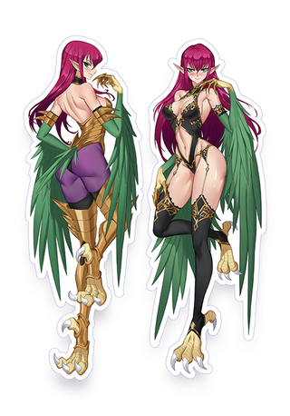 Harpy Body Pillow (Pillow Case Only) + Free Sticker Set