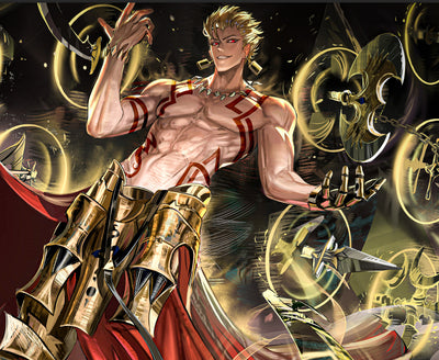 King of Heroes 1-Player Plush Hybrid Rubber Playmat