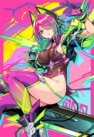 Battle Dolls Holographic Sleeves (100ct JP/Standard)