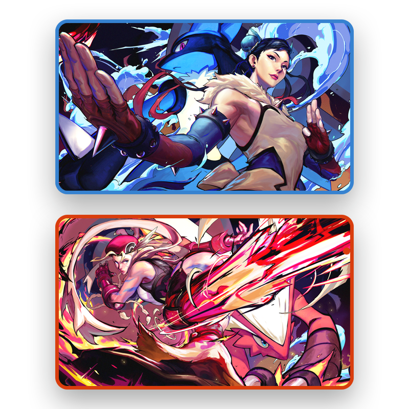 Blazicammy x Li-Cario 1-Player Deluxe Rubber Playmats