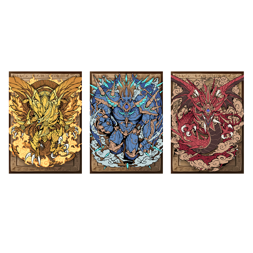 GODS OF THE NILE Sleeves (Set of 3 100ct JP/Standard)