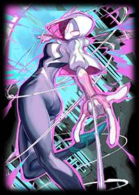 Webslingers - GWEN - Holographic Sleeves (100ct JP/Standard)