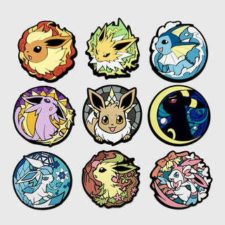Prismatic Beasts Rubber Coasters (Set of 9)