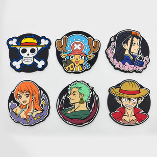 Straw Hat Pirates Rubber Coasters (Set of 6)
