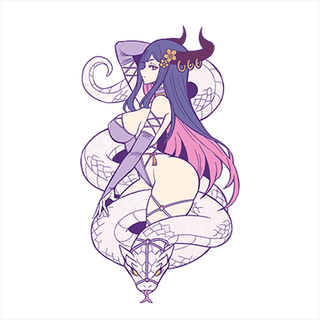 Ivory Reila 4in Glitter Enamel Pin