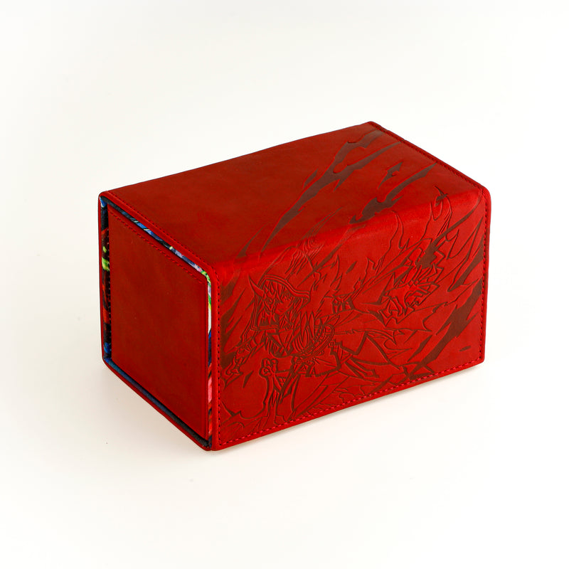 Red Belle - Crimson Curse - Genuine Leather Dicewinder Deck Box