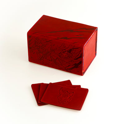 Red Belle - Crimson Curse - Genuine Leather Dicewinder Deck Box