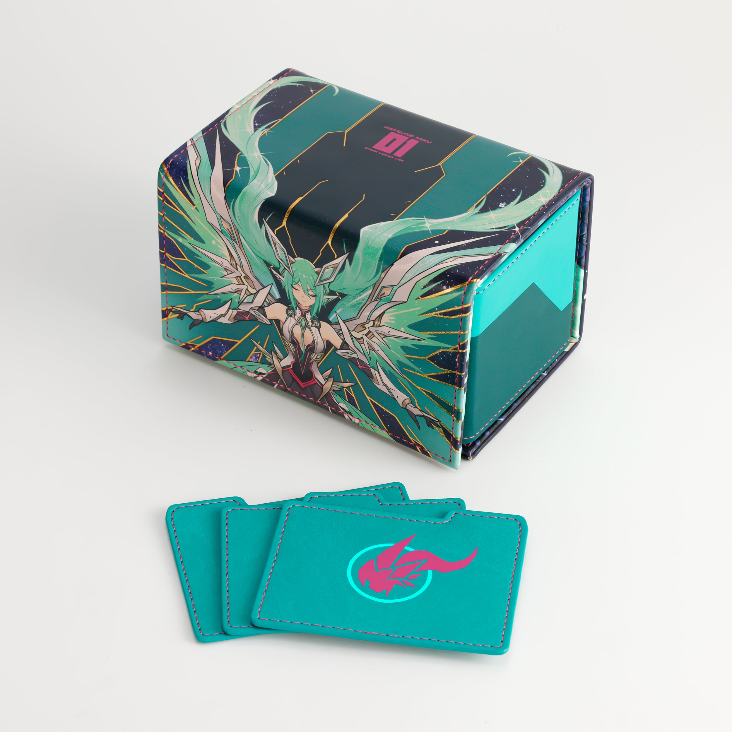 MIKU.EXE Dicewinder-X Deck Box – Mana Moon