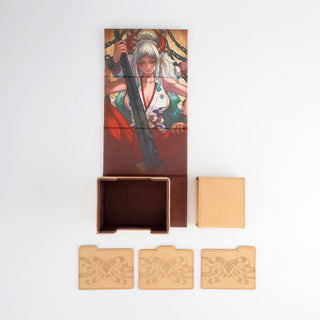Oni v2 - Genuine Leather Dicewinder Deck Boxes