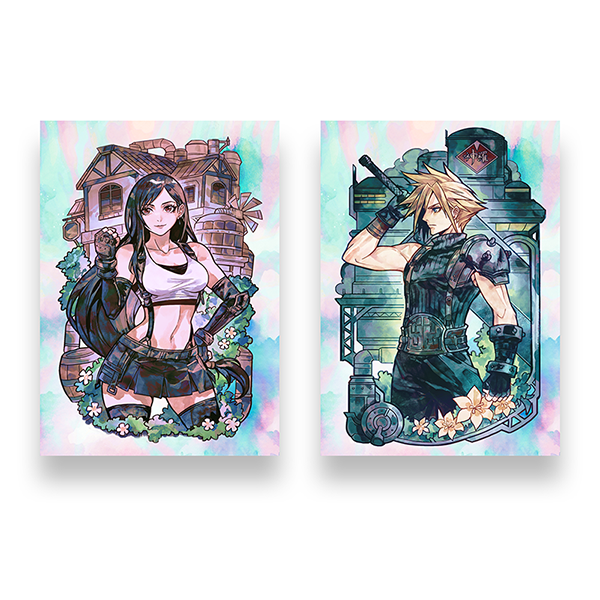 tifa lockhart card sleeves Midgar Sleeves (Set of 2 70ct JP/Standard Sizes) – Mana Moon