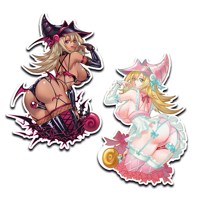 Spicy x Sweet Mahou Gals 5in Holographic Vinyl Sticker Pair