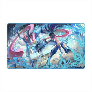 Aqua Ninja 1-Player Deluxe Foil Rubber Playmat