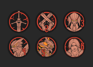 Devil Trigger Metal Plated Dice (Set of 2)