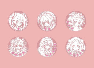 Ghost Girls v3 Metal Plated Dice (Set of 2)