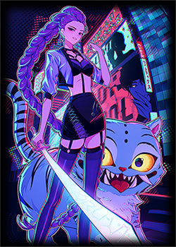 Demon Huntrix Holographic Sleeves (100ct JP/Standard)