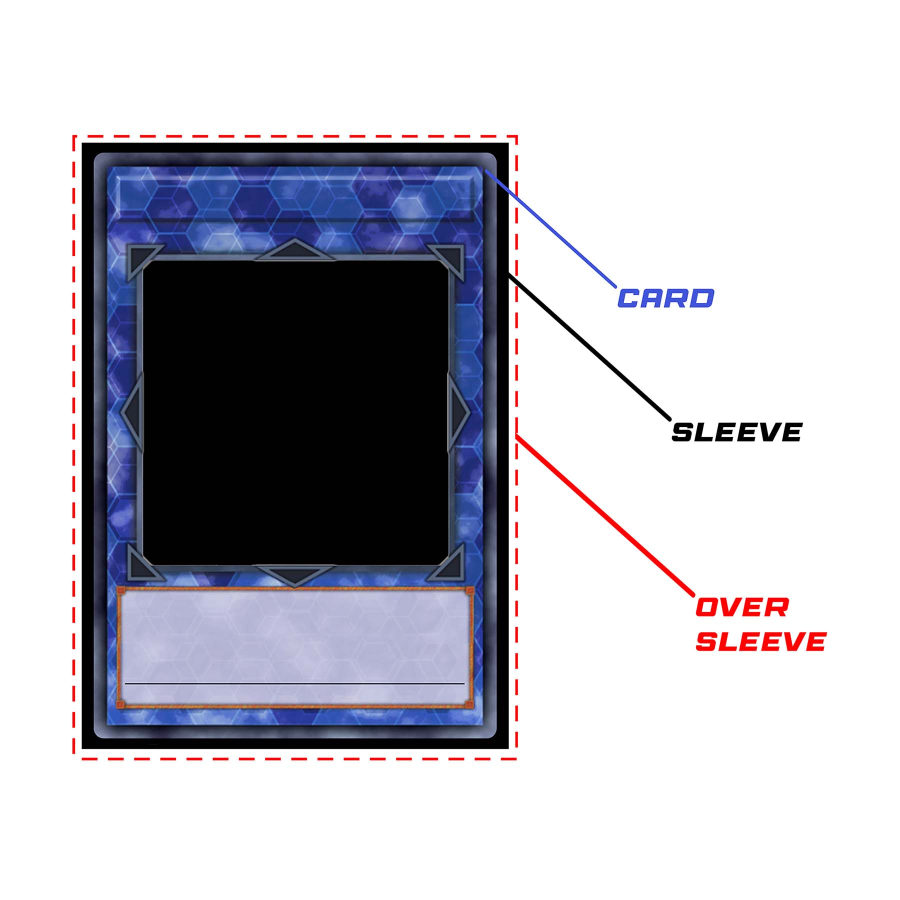 Unholy Virtue Border Oversleeves (100ct JP/Standard)