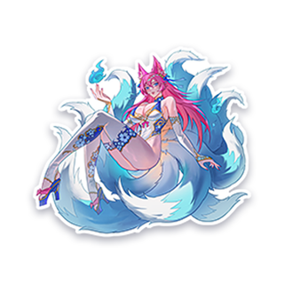 Kumiho 5in Glitter Vinyl Sticker