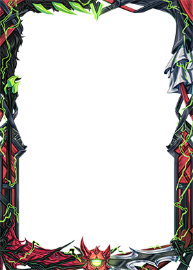 border card sleeves Red Belle, The Hex Huntress Border Oversleeves (100ct JP/Standard)