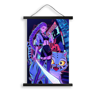 Demon Huntrix Wall Scroll