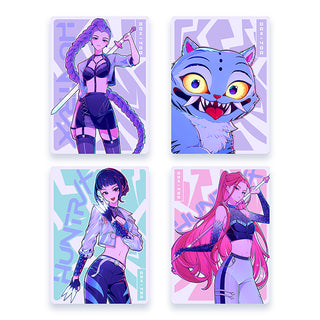 Demon Huntrix Limited Metal Cards