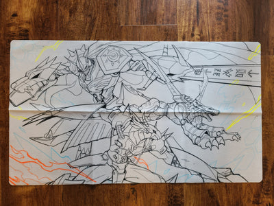 Limited VARIANT Grayscale/Lineart Cloth Playmats