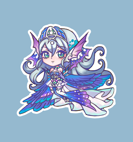 Aquastrians Pin + Free Sticker