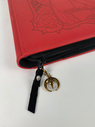 Blackrose Gown Limited Authentic Leather 9-Pocket Trading Card Binder + Free FC