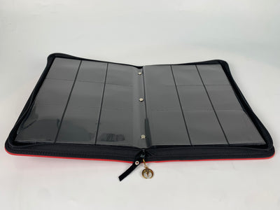 Blackrose Gown Limited Authentic Leather 9-Pocket Trading Card Binder + Free FC