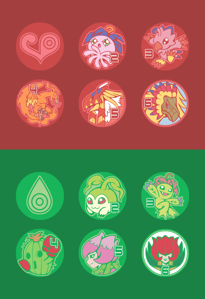Crest Chipless Metal Dice (All 8 crests + bonus Gluttony)