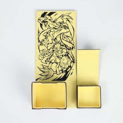 The Champion's Force Authentic Leather Dicewinder Deck Box (2 Color Options) + Free FC