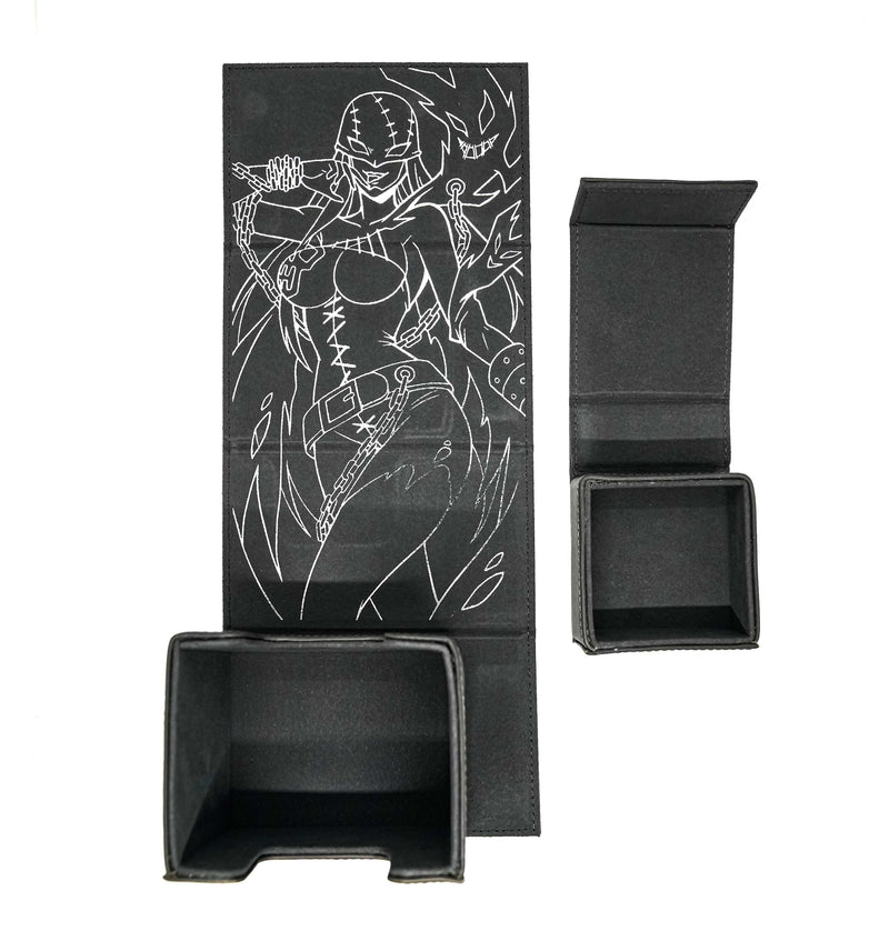 Fallen Angel Authentic Leather Dicewinder Deck Box