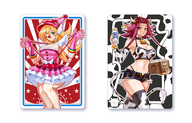 Dark Clowngal and Milkiza Limited Metal Field Center