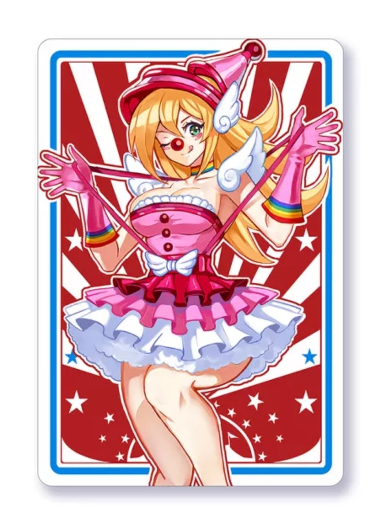Dark Clowngal Sleeves (70ct YGO Size)