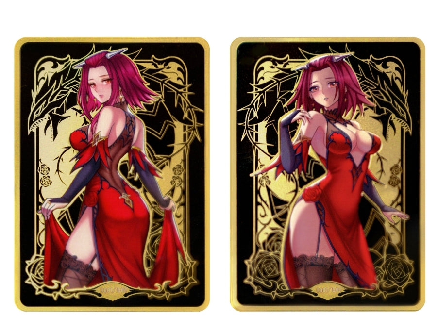 yugioh field center card size Blackrose Gown Metal Field Center + 70ct Sleeves (YGO Size) Discount B – Mana Moon