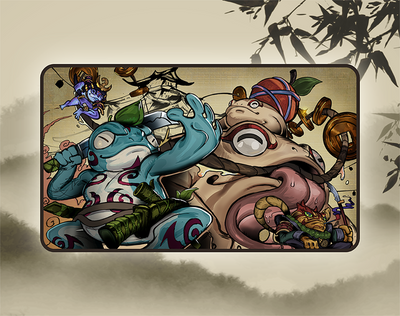 Frog Army Stitched Playmats (1 and 2 Player Options)