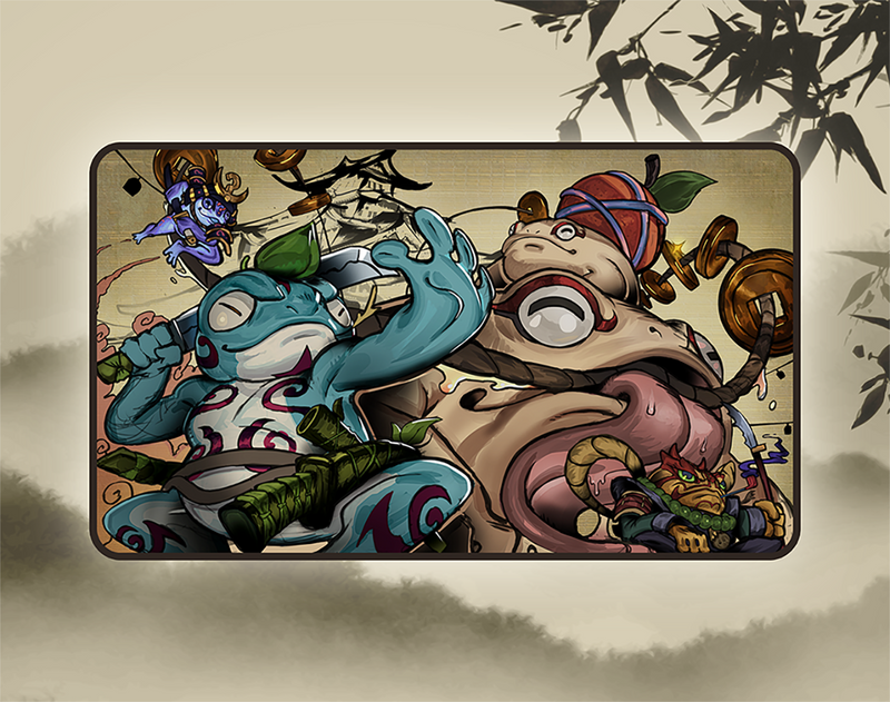 Frog Army Stitched Playmats (1 and 2 Player Options)