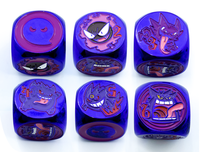 Lizardo and Haunted Chipless Metal Dice (Set of 2)
