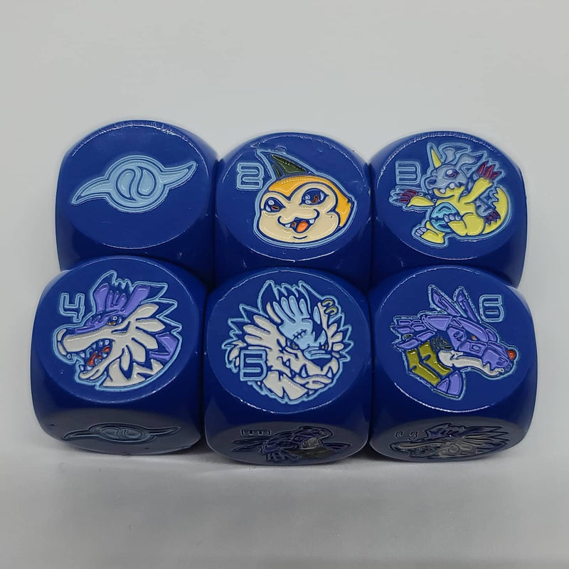 Set of 2 Limited Metal Friendship&Courage Dice