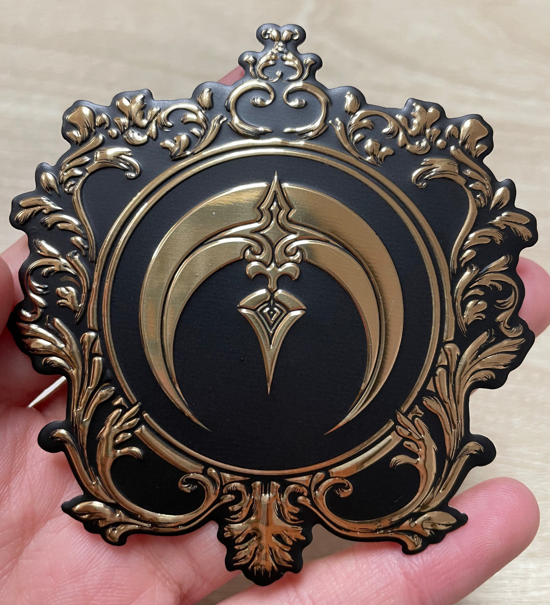 Manamoon 3D Metal Mana Moon Emblem Sticker
